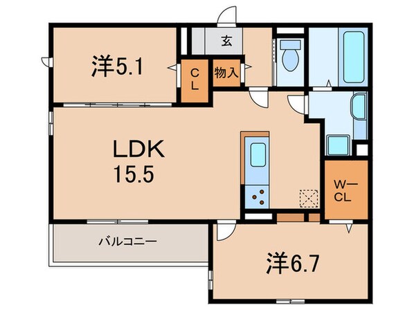 Ｍ＆Ｒ　ＡｉＫｉの物件間取画像